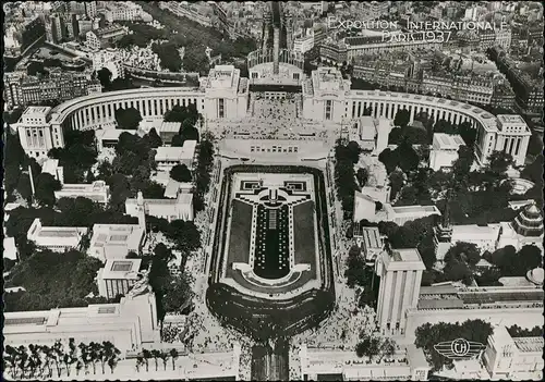 CPA Paris Luftbild EXPI Ausstellungsgelände 1937