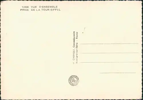 CPA Paris Luftbild EXPI Ausstellungsgelände 1937