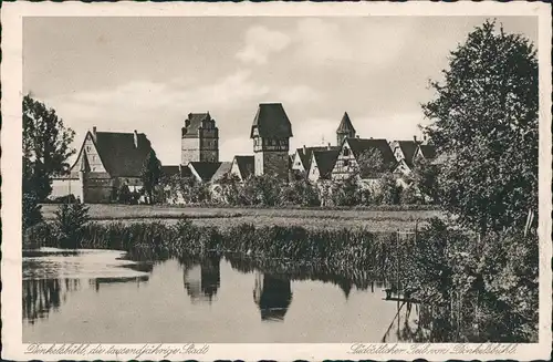 Ansichtskarte Dinkelsbühl Stadtblick 1925