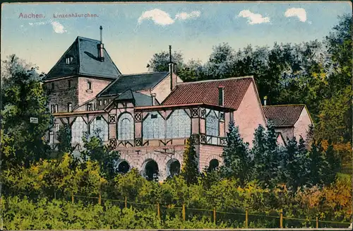 Ansichtskarte Aachen Linzenhäuschen 1919