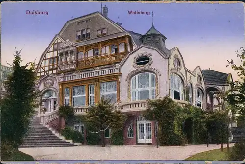 Ansichtskarte Duisburg Wolfsburg 1919