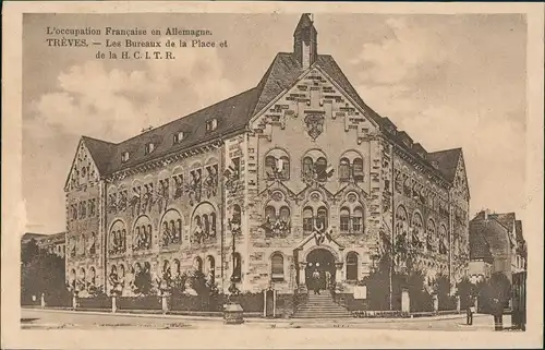 Trier L'occupation Française en Allemagne Les Bureaux de la Place et 1923