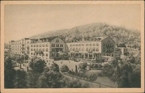 Ansichtskarte Heidelberg Hotel Victoria 1923