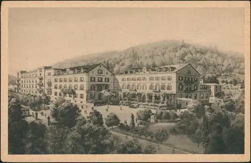 Ansichtskarte Heidelberg Künstlerkarte Hotel Viktoria 1928