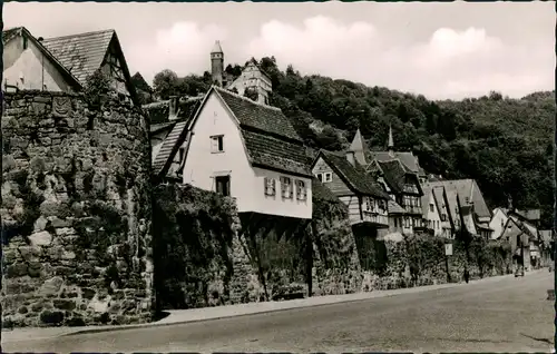 Ansichtskarte Hirschhorn (Neckar) Neckarufer 1964