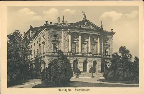 Ansichtskarte Göttingen Stadttheater 1923