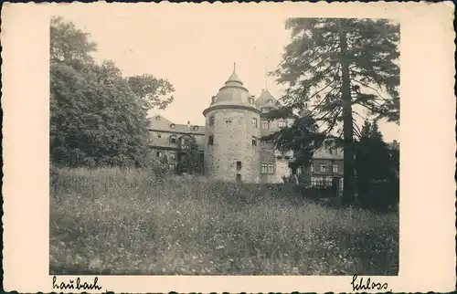 Ansichtskarte Laubach (Hessen) Schloß Fotokarte 1934