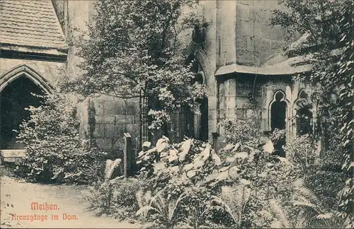 Ansichtskarte Meißen Kreuzgänge am Dom 1916