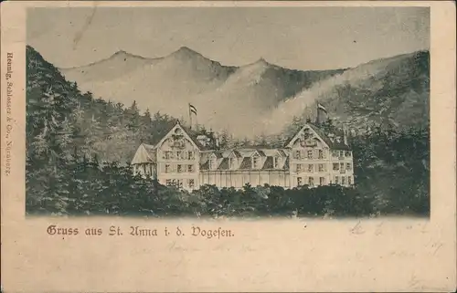 CPA .Frankreich ST. Unna Vogesen Vosges 1905