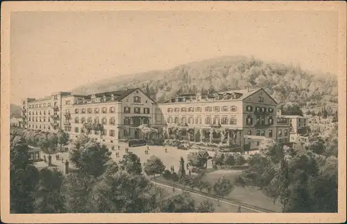Ansichtskarte Heidelberg Hotel Victoria Bes. Fritz Gabler 1926