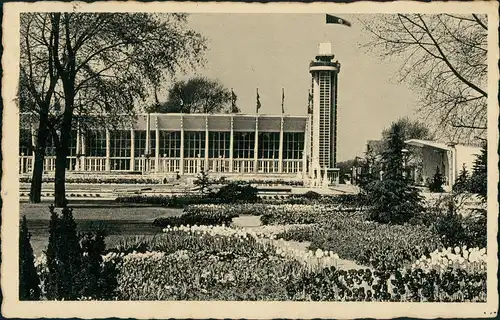 Ansichtskarte Essen (Ruhr) Blumenhof Restaurabt Reichsgartenschau 1938