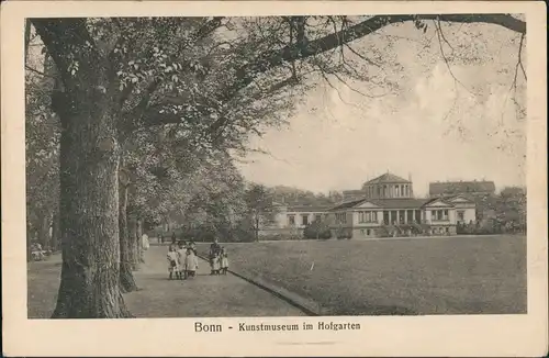 Ansichtskarte Bonn Kunstmuseum im Hofgarten 1922