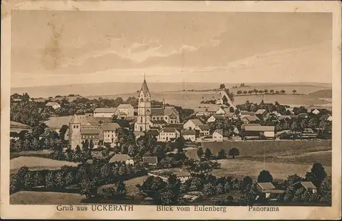 Ansichtskarte Uckerath-Hennef (Sieg) vom Eulenberg 1913