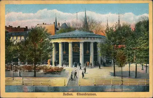 Ansichtskarte Aachen Elisenbrunnen 1923