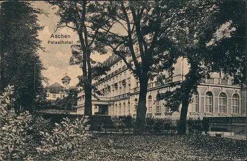 Ansichtskarte Aachen Palasthotel - Turm 1916