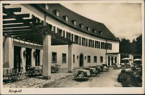 Ansichtskarte Zirndorf Restauration am Kurhaus 1934