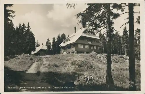 Ansichtskarte Feldberg (Schwarzwald) Gasthaus Grafenmatt 1932