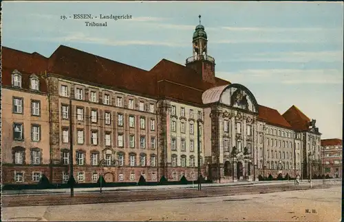 Ansichtskarte Essen (Ruhr) Landsgericht Tribunal 1923