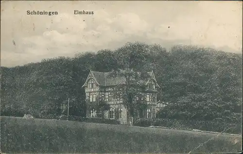 Ansichtskarte Schöningen (Elm) Elmhaus 1921