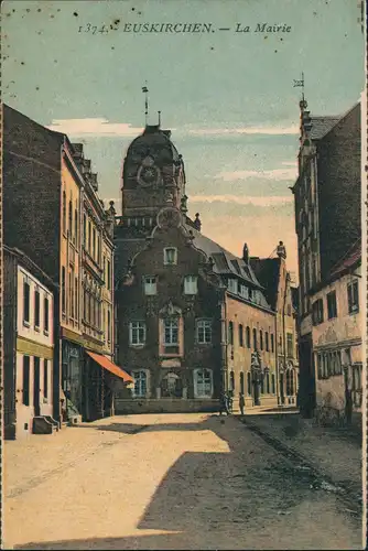 Ansichtskarte Euskirchen La Marie - Straßenpartie 1923