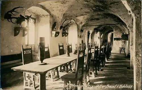 Foto Meersburg Altes Schloß - alter Saal 1924 Privatfoto