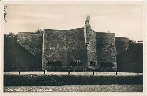 Ansichtskarte Mühlhausen (Thüringen) Ehrenmal 1935