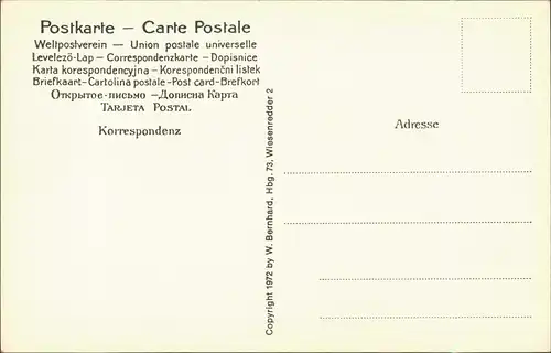 Ansichtskarte Bremen Totale REPRO 1902/1972