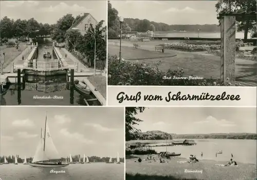 Ansichtskarte Pieskow-Bad Saarow Scharmützelsee 4 Bild Rietz 1974