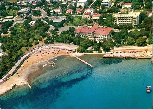 Postcard Novi Vinodolski Luftbild 1978