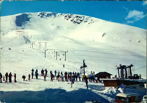 .Frankreich VALLEE D'AURE - SAINT LARY Ski-Gebiet Skilift Alpen 1979
