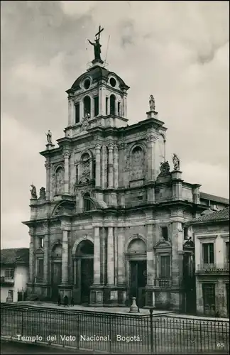 Postcard Santa Fe de Bogotá (D.C.) Templo del Voto Nacional 1930