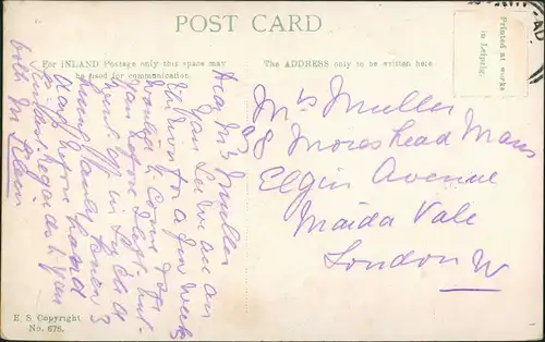 Postcard Maidenhead High Street, Hund Dog, Fahrrad-Fahrer, Häuser 1910