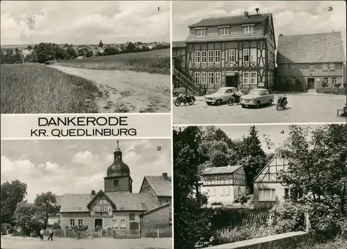 Dankerode DDR MB mit Anger, Konsum-Gaststätte, Markttalsmühle 1972