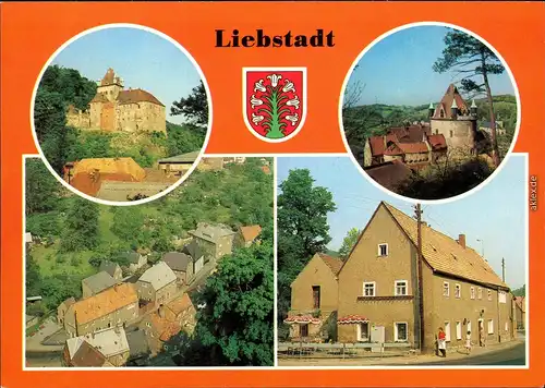 Liebstadt Schloß Kuckuckstein (2), Teilansicht, Stadtschenke 1984