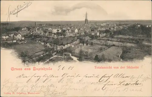 Ansichtskarte Buxtehude Stadt von der Südseite 1901