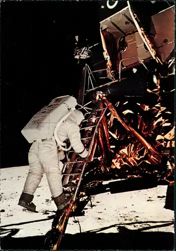 21. Juli 1969 US-Astronaut Neil Armstrong machte diese Farbaufnahme 1968