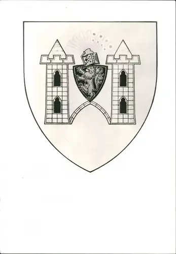 Ansichtskarte Plauen (Vogtland) Wappen der Stadt 1985