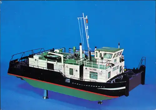 Dresden Verkehrsmuseum/Johanneum - Stromschubschiff (Modell M 1:25) 1979