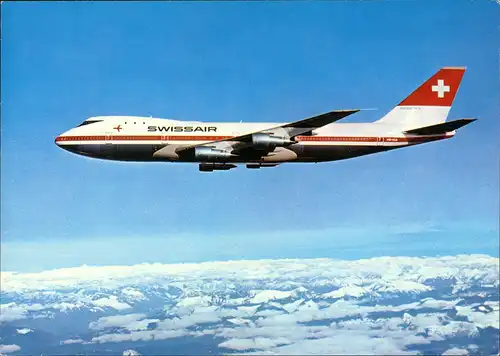 Ansichtskarte  Boeing 747-B, Jumbo Jet Flugwesen - Flugzeuge 1985