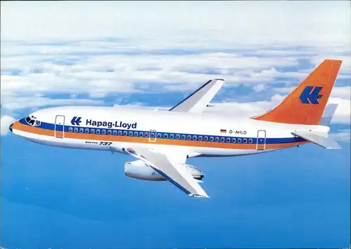 Ansichtskarte  Hapag-Lloyd Boeing 737-200 Flugwesen - Flugzeuge 1994