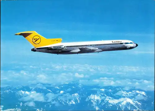 Ansichtskarte  Condor Europa-Jet Boeing 727-230 Flugwesen - Flugzeuge 1987