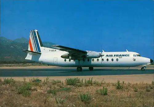 AIR FRANCE/T.A.T. FAIRCHILD FH. 227B (F-GCLN) Figari, Sud-Corse 1979