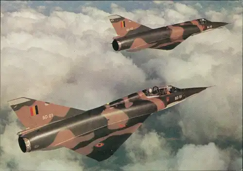 Ansichtskarte  MIRAGE V BD Flugwesen: Militär Flugzeug 1993