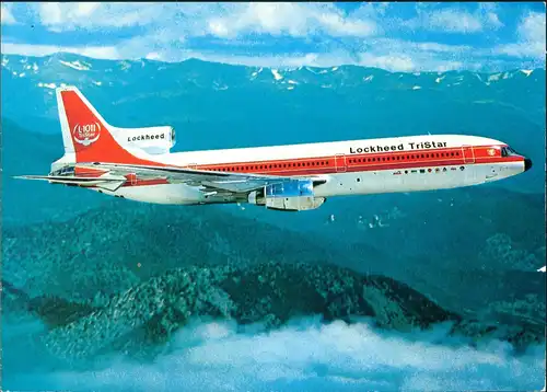 Ansichtskarte  Lockheed Tristar im Flug Flzgwesen Flugzeuge 1978