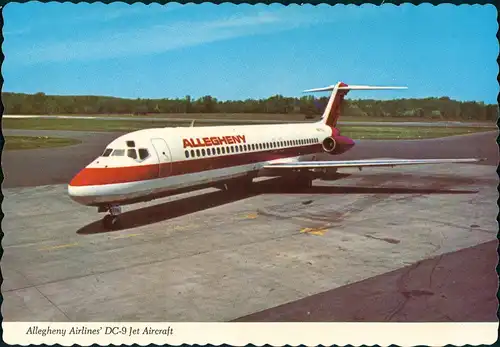 Allegheny Airlines' large fleet of jet aircraft serves   Flugzeuge 1978