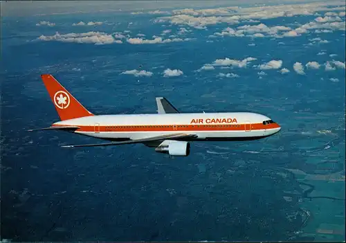 Ansichtskarte  BOEING 767-200 AIR CANADA (C-GAUB) Flugwesen - Flugzeuge 1984