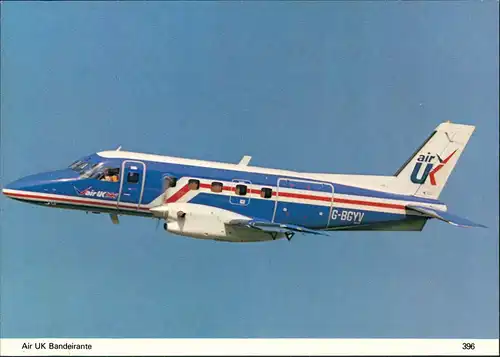 Ansichtskarte  Air UK Bandeirante Flugwesen - Flugzeuge 1984