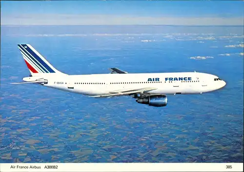 Ansichtskarte  Air France Airbus A300B2 Flugwesen - Flugzeuge 1983