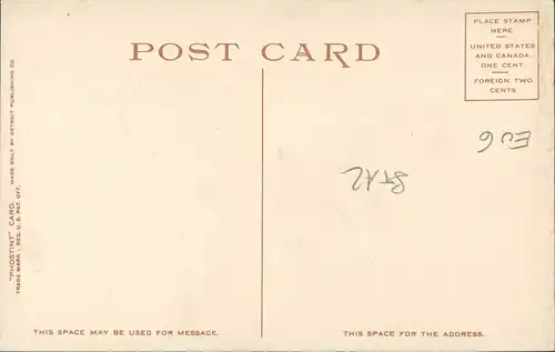 Postcard Pittsburgh Monongahela Incline, Treppen ähnliche Bergbahn 1920