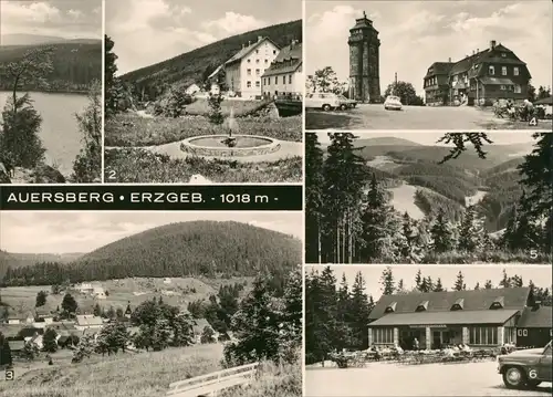 Auersberg (Erzgebirge) DDR  ua. Konsum-Hotel, Berghotel Talsperre uvm. 1974